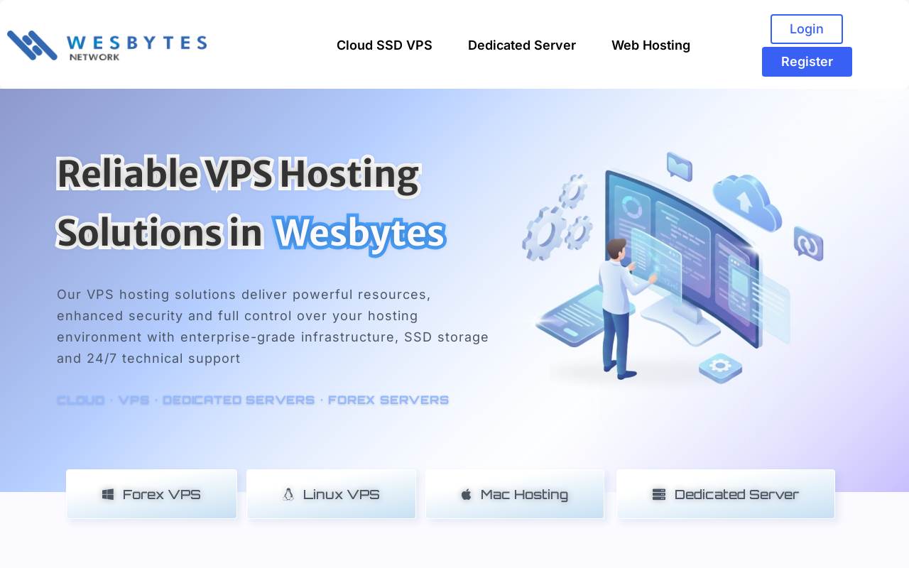 Wesbytes 官网截图